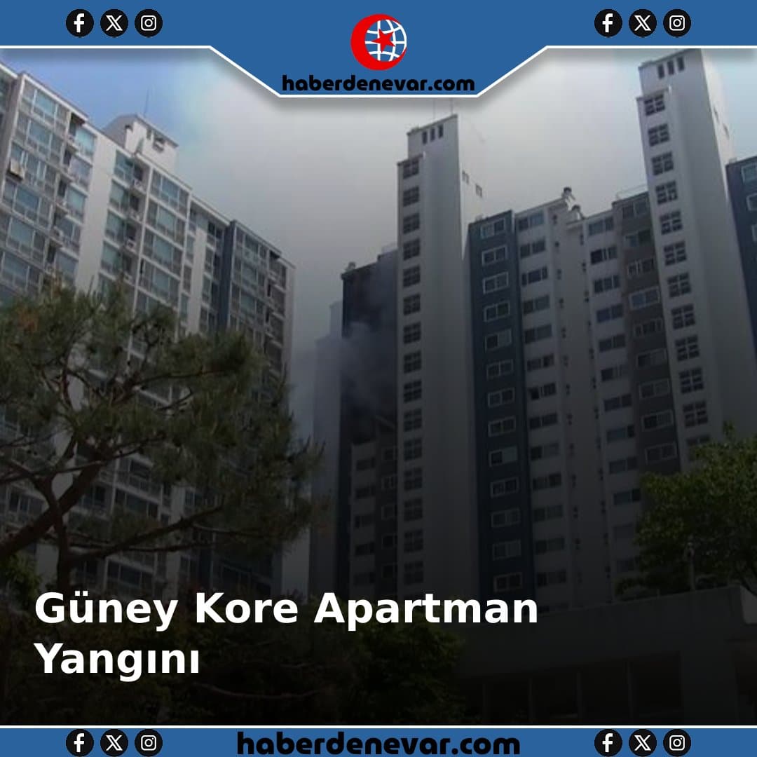 Güney Kore'de Apartman Yangını: 2 Ölü