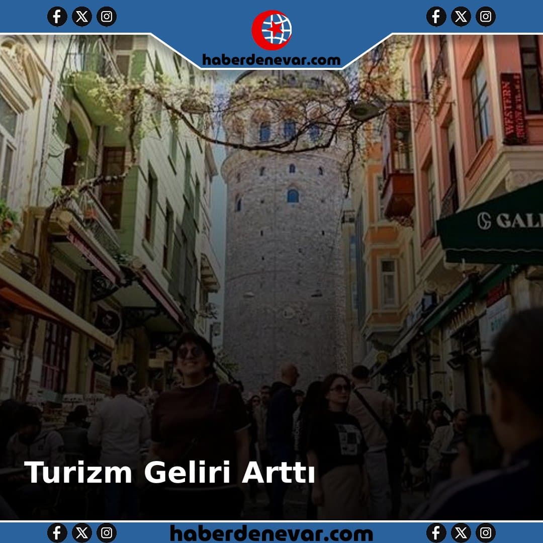 Turizm Geliri 9,9 Milyar Dolara Yükseldi