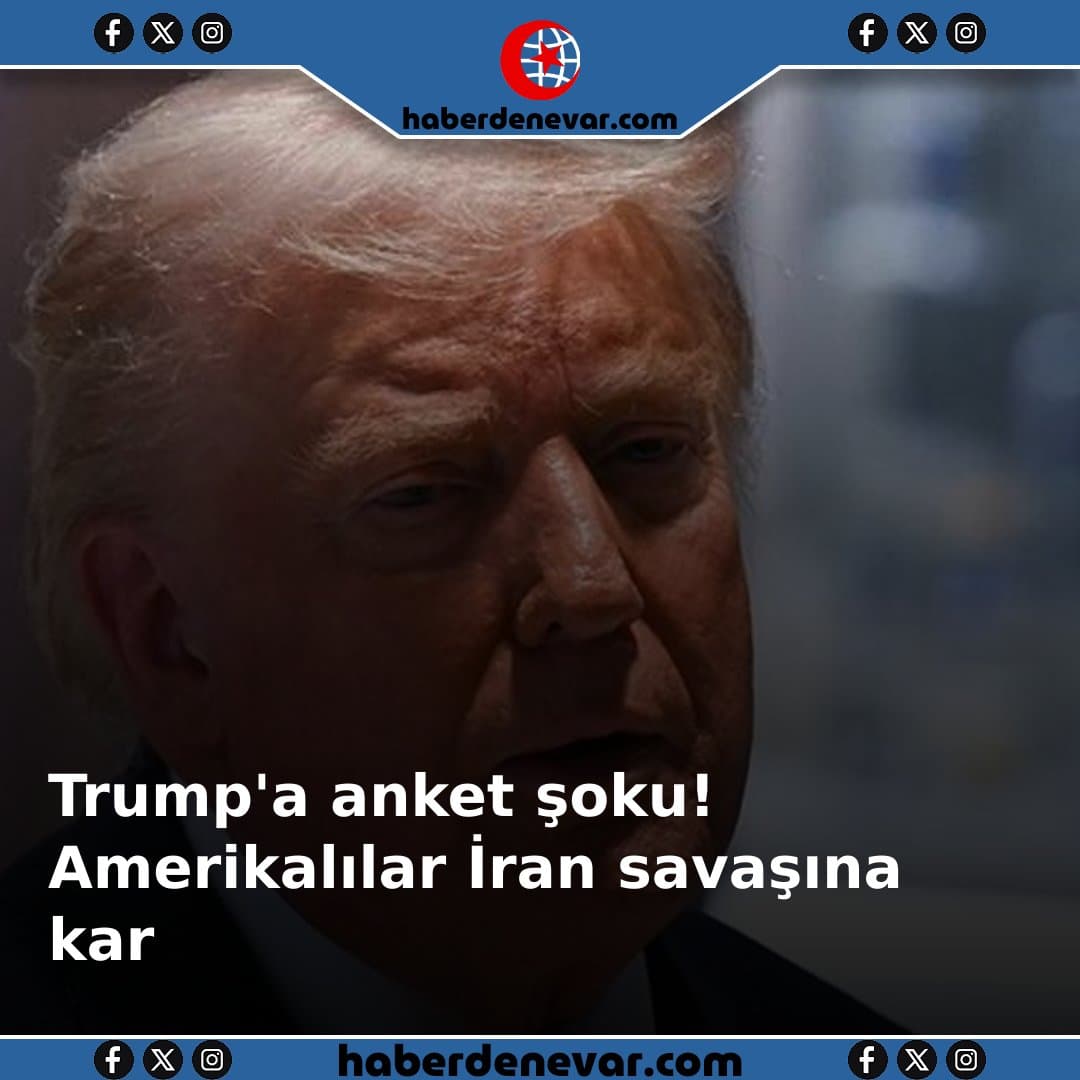 Trump'a anket şoku! Amerikalılar İran savaşına karşı